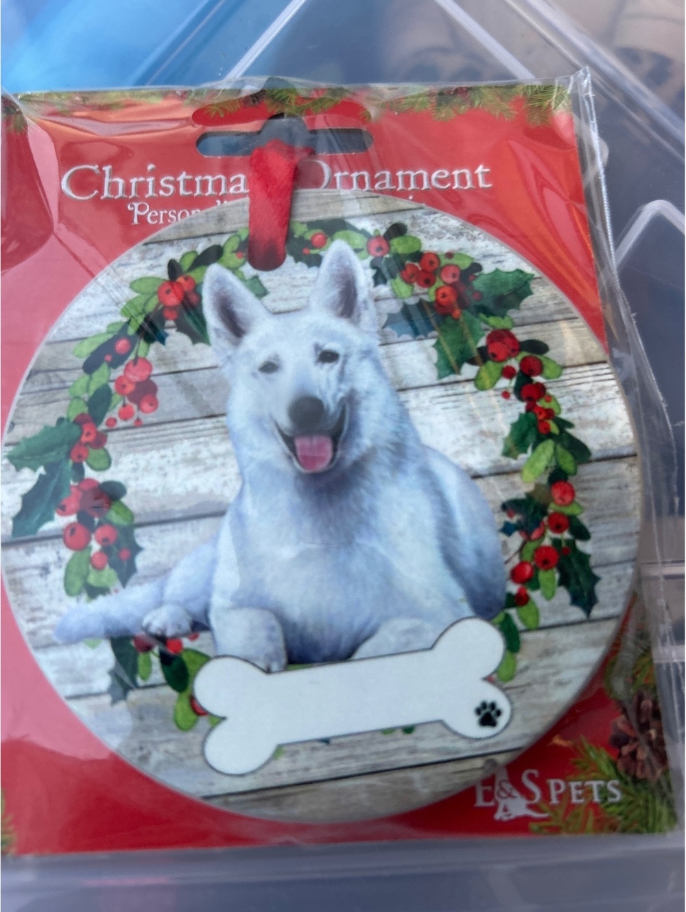 E&S Pets German Shepherd Christmas Ornament